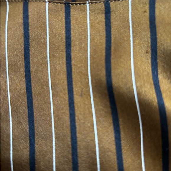 VTG | SILK- Valeria Steven’s brown striped blouse | size 12 - Picture 6 of 6